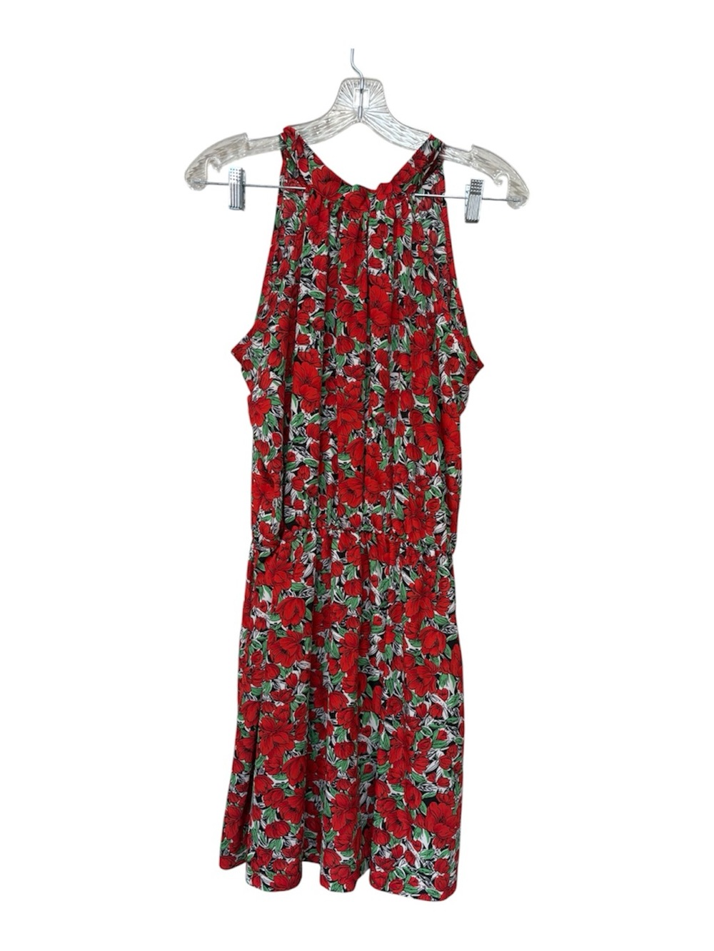 Beachsissi Tropical Floral Midi Dress Medium Resort Vacation